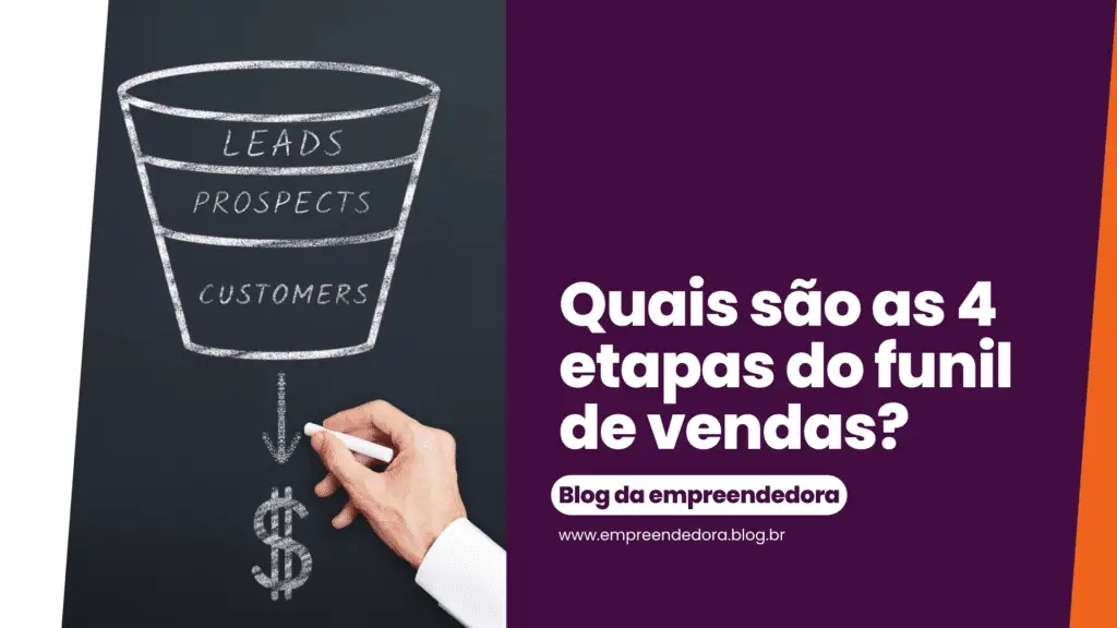 Quais são as 4 etapas do funil de vendas?