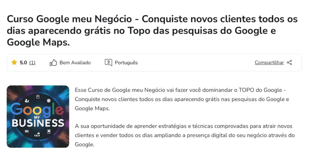 consultor google meu negócio